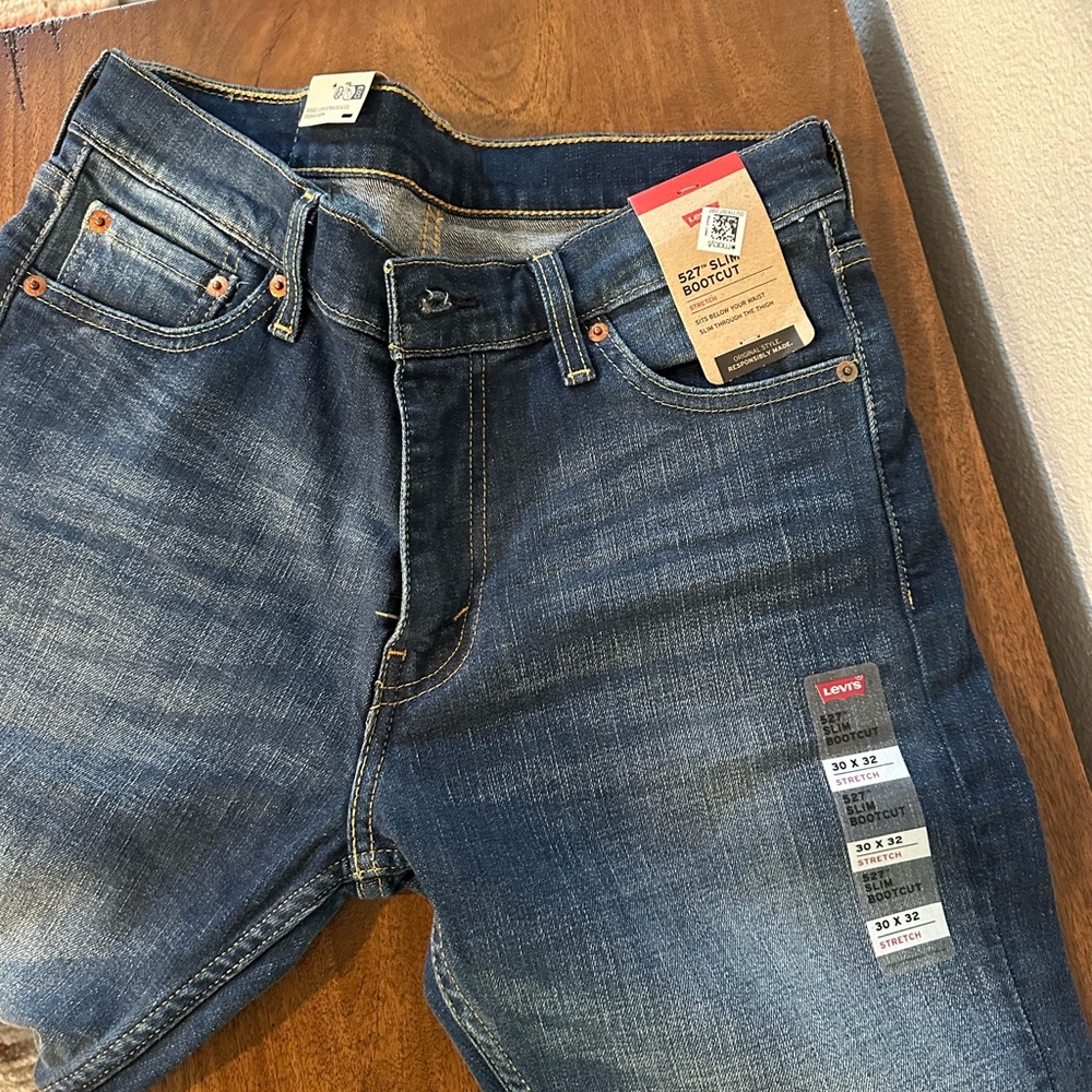 NEW Levi’s 527 Slim Bootcut 30Wx32L